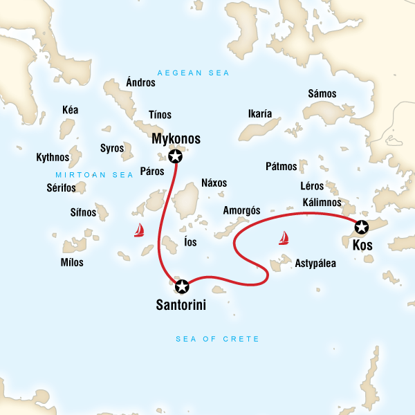 Sailing Greece – Kos to Mykonos