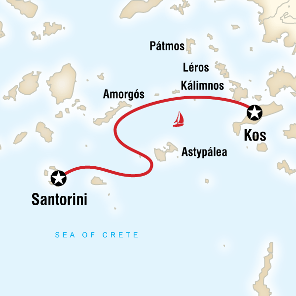 Sailing Greece – Kos to Santorini