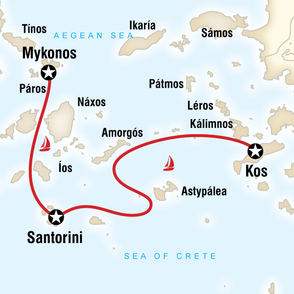 Sailing Greece – Mykonos to Kos