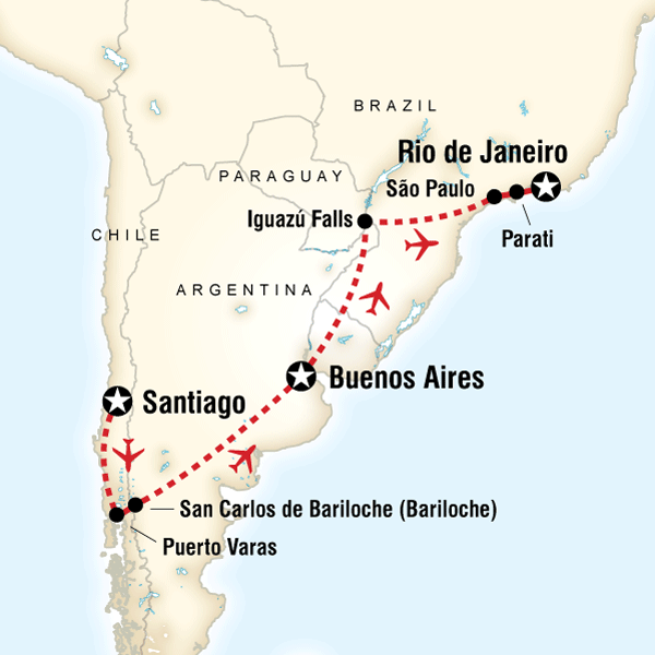 Discover Brazil, Argentina & Chile