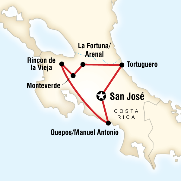 Costa Rica Encompassed Independent Adventure